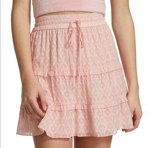 Alice + Olivia NWT Vinita Drawstring Ruffled Panel Skirt